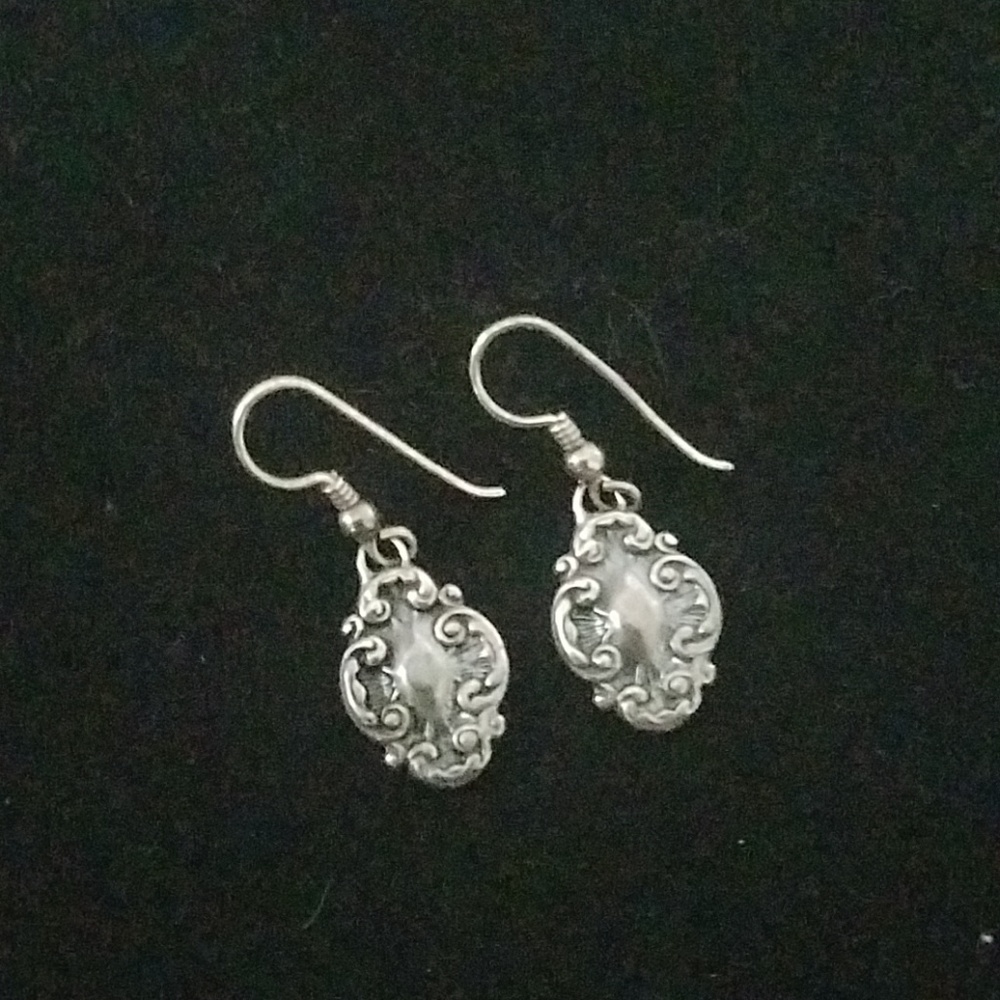 Silver earrings